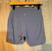 blue align bike shorts size 8