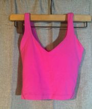 Sonic pink align tank size 0 euc