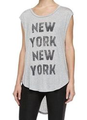 𝅺HAUTE Hippie New York Shirttail Tank