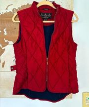 Barbour Winter Fulbourn Gilet Red Vest Red size US 8