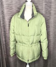 PACIFIC TRAIL LADIES MEDIUM GREEN PUFFER JACKET