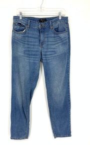 FRYE Women's Size 6 Regular Fit Slim Jeans Mid Rise Medium Wash Blue