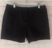 5/$25 Black twill chino shorts Worthington size 4