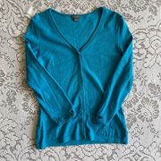 Women’s blue cardigan by Ann taylor y2k sleeves size xs