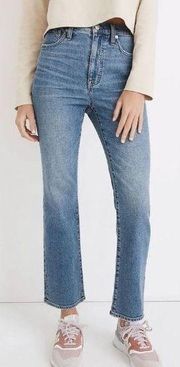 madewell Slim Demi-Boot Jeans in Enright Wash