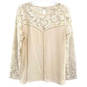 Alythea Long Sleeve Lace Blouse