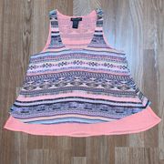 Printed Summer Top NWOT