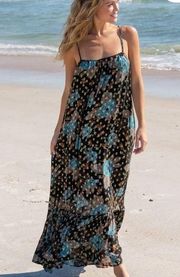 NWT The Alice Metallic Maxi Dress Large