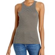 Theory Jersey Light Stripe Racerback Tank M