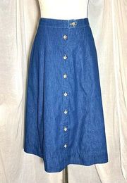 Vintage Roughrider by Circle T Denim Skirt