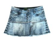 Micro Mini Denim Y2K Skirt