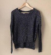 Bar III Marled black oversized sweater