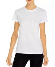 Vince Essential Pima Cotton Crewneck Tee, Optic White Size XS New w/Tag $80