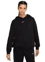 Nike  Essentials Black Oversized Pullover Hoodie XS