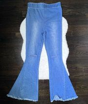 Newbury Kustom Ripped Bellbottom Flare Jeans