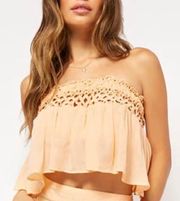 NWT Tie Back Crop Top