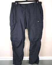 Columbia Women’s Omni-Shade Gray Cargo Multi-Pocket Convertible Shorts Pants