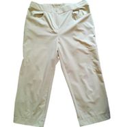 Chico’s Wide Leg Cream Crop Pants Size 1