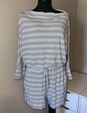 Cherish Striped Romper Size Medium