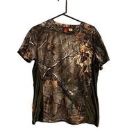 SHE Outdoor Woman's Size Extra Large Fitted Performance Tee Camo Realtree
