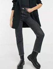 & other stories favorite cut washed black high rise jeans size 29