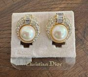 Vintage Christian Dior clip on earrings