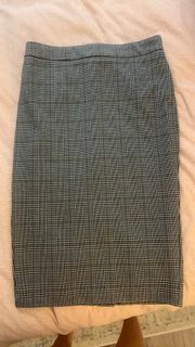 Plaid  Work Skirt