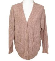 Atmosphere Blush Pink Wool Blend Cardigan, GUC, Size Small