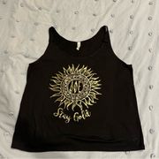 “Stay Gold”  Phi Epsilon Black Tank Top