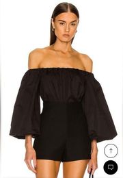 NWT Alexis Gio off-shoulder Blouse Black