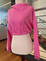 French Terry Hoodie In Bubblegum Pink