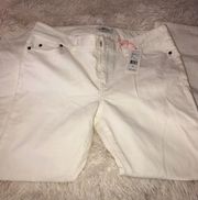 nantucket white ankle jeans