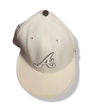 Atlanta Braves MLB White Baseball Cap OS 