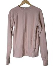 Helmut Lang Raglan Sweatshirt Crewneck Pullover Light Pink 
Size Small