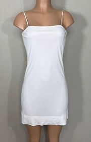 New. AKRIS punto white slip dress. Retails $995. Size 6