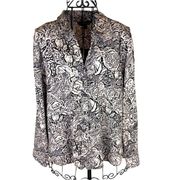 ROCK & Republic Floral Button Down Shirt Women’s Size Large