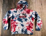 Hello Kitty X Team USA Tie-Dye Hoodie Sweatshirt Size Large L