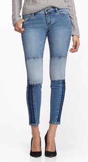 Patchwork Denim Jeans