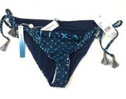 Lucky Brand Reversible Side Tie Bikini Bottom Size Medium