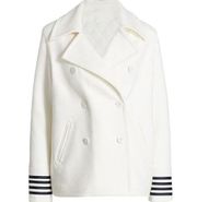 MOTHER Double-Breasted Nautical Peacoat- Ships Ahoy Size XS