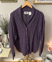 Womens vintage button up sweater cardigan by Northern Reflections size XL