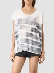 💕ALLSAINTS💕 Java Ole Tee Shirt ~ Chalk White (S)