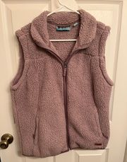 Women’s size Large Purple Furry Vest