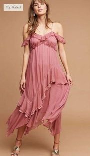 Anthropologie  Regaan Dress - Pink Fairy Core