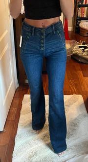 High-Rise Boot cut jeans