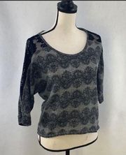 Wet Seal sweatshirt with lace detail