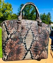 Brahmin duxbury diamondback ombre all over satchel​​​