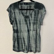 Vici Tie Dye Green Lightweight Boho T Shirt size medium