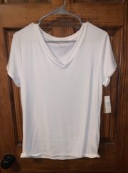 Plain White Vneck