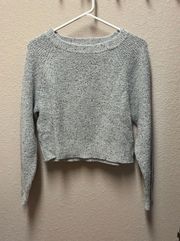 Sparkly Holiday Cropped Sweater